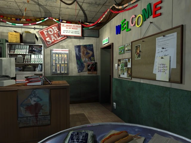 gas station